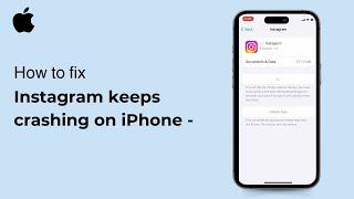 Instagram keeps crashing on iPhone - Fix ( iOS ) 2024