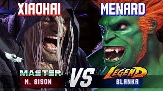 SF6 ▰ XIAOHAI (M.Bison) vs MENARD (Blanka/Luke) ▰ High Level Gameplay