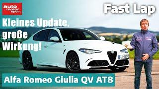 Alfa Romeo Giulia QV AT8: Kleines Update, große Wirkung! - Fast Lap | auto motor und sport