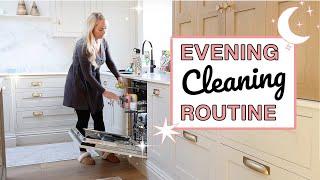 6 STEP EVENING CLEANING ROUTINE | FAST NIGHTLY CLEAN | Emily Norris