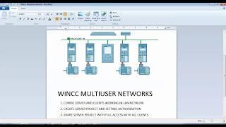 Wincc 7.4 Multiuser configuration , Server- Clients