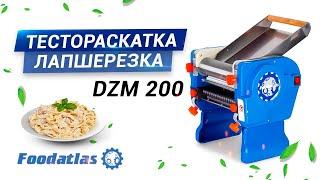 Тестораскатка лапшерезка электрическая Foodatlas DZM-200. Подробнее в этом видео