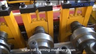 metal steel omega top hat furring channel roll forming machine