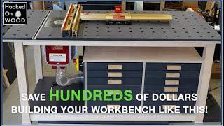 Save HUNDREDS of dollars building your workbench like this!