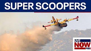 California fires: Super Scoopers fight LA wildfires | LiveNOW from FOX