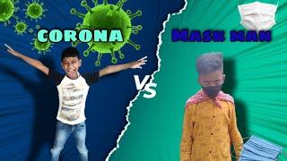 CORONA VS MASKMAN // hindi short film //CORONA ki kahani // MRvines