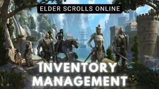Elder Scrolls Online Help: Inventory Management