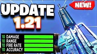 NEW MODERN WARFARE 1.21 UPDATE - MODERN WARFARE 1.21 PATCH NOTES (1.21 Warzone Update)