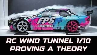 WORLD FIRST functional 1/10 RC WIND TUNNEL : RC DRIFT