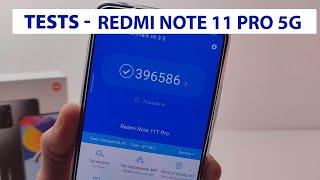 Redmi Note 11 Pro 5G global -   Antutu Benchmark, Geekbench 5, throttling test