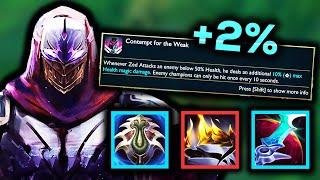 I Won The Zed vs Shen Quest and got +2% Damage on my Passive...