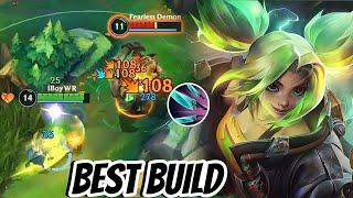 WILD RIFT ADC // THIS ZERI IS TOO OVERPOWER WITH THIS BUILD IN PATCH 5.1B (16 KILLS) GAMEPLAY!