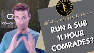 Comrades Marathon Bronze Medal - What does it take to run a sub 11 hour Comrades