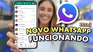 NOVO WHATSAPP! PARECE MUITO COM O GB funcionando espelhamento ADWHATASAPP fácil de baixar