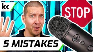 Blue Yeti Microphone | Stop Making These 5 Mistakes!
