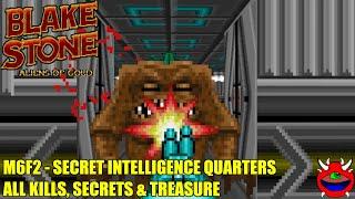 Blake Stone: Aliens of Gold - M6F2 Secret Intelligence Quarters - All Kills & Secrets