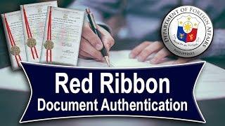 Red Ribbon -  Document Authentication 