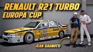 Essai Renault R21 Turbo Europa Cup: 300ch sur les roues avant !  (avec Jean Ragnotti)