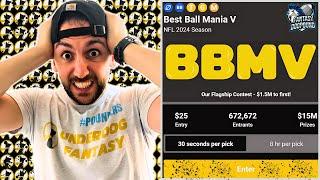 Best Ball Mania 5 ADP MOVERS LIVE Draft | Underdog Fantasy