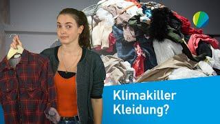 Nachhaltige Klamotten shoppen? | So klimaschädlich ist unsere Kleidung | klima:check