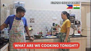 INDIA  IT'S ALWAYS A TEAMWORK IN OUR KITCHEN! CHINESE DINNER ︎Filipino Indian Family