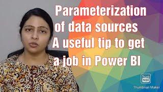 Parameterization of data sources in Power BI | Power BI Interview questions