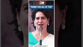 #Shorts | "Thank you all of you" | Priyanka Gandhi | LoP Rahul Gandhi | Kerala Congress | Wayanad