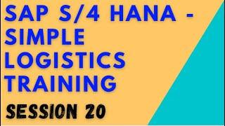 BRF+ | OPD Part 4 | Output Management via BRF+ | SAP S/4 HANA Simple Logistics Training | Session 20