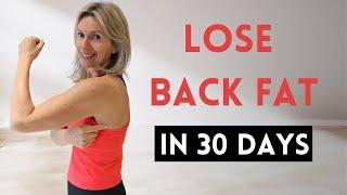 10 Min Low Impact Home Workout To Lose Back Fat For Over 40s