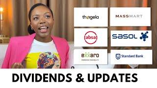Companies paying dividends September| Thungela Massmart &Walmart  Sasol  Exxaro  ABSA Standard Bank
