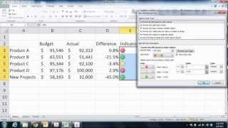 Creating Performance Indicators with Excel 2010 Conditional Formatting