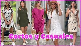 VESTIDOS CORTOS CASUALES DE MODA 2023 - IDEAS PARA TI