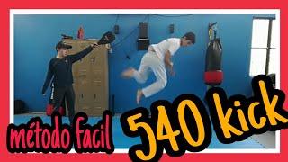 APRENDE la PATADA 540 EN TAN SOLO UN MES -metodo fácil (taekwondo)