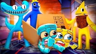 SpongeBob Escapes RAINBOW FRIENDS 2 in Roblox! (ODD WORLD is HORRIFYING!)