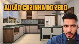 Projetando Uma Cozinha no Promob Passo a Passo Completo | Curso Promob em Casa