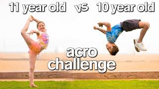 BOY vs GIRL Acro Gymnastics Challenge (DON'T Ship Them )