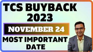 TCS Buyback important dates | TCS Buyback latest details 2023 | TCS Buyback updates