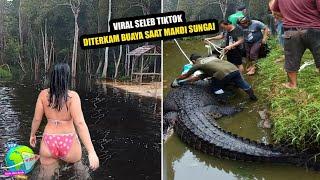 Viral Seleb Tiktok Diterkam Buaya Saat Live di Sungai !! Netizen Langsung Ramai, Fakta Sebenarnya...