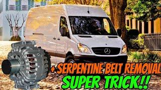 Mercedes 3.0 Alternator Replacement - My SECRET Trick for Easy Alternator Replacement!