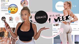 I TRIED GraceFitUK's Workout Guide FOR 1 WEEK! | ELLE DARBY | AD