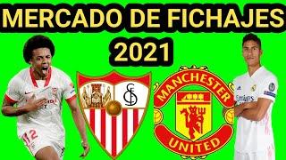 FICHAJES CONFIRMADOS Y RUMORES 2020-2021 | Mercado de Verano 2021 | Últimos Fichajes de Fútbol 2021