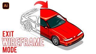 How to Exit Wireframe Mode in Illustrator – FIX IT in Seconds!