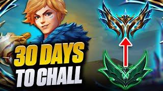 Emerald to Challenger in 30 Days with Ezreal (Challenger Ezreal Full Gameplay)