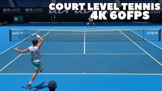 Alcaraz & Rublev BEST POINTS From Practice Set | Court Level (4K 60FPS) 2024