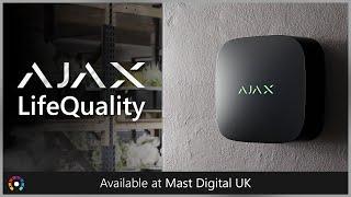Ajax LifeQuality: smart air quality monitor with CO2 sensor - Available at Mast Digital UK