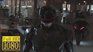 Alex Murphy destroys Drug Production and Drug Lord in the movie RoboCop (2014)