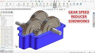 Gear Speed Reducer in SolidWorks | SolidWorks Parts & Assembly