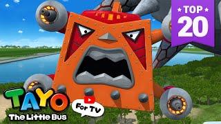 [⭐TOP20] The Villain is Coming! | Tayo Best English Episodes Compilation | Tayo the Little Bus