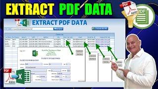How to Extract Data From Unlimited PDF Forms To An Excel Table IN ONE CLICK