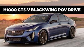 1000 Horsepower Cadillac CT5-V Blackwing // POV Test Drive // H1000 by Hennessey